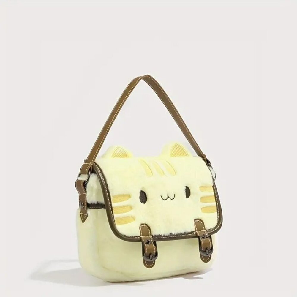 Cute Cat Plush Handbag/Crossbody NWT​​ - Picture 4 of 5